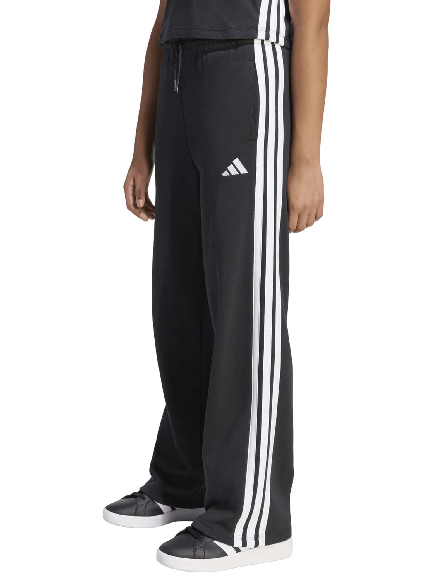 Pantalone Adidas Essentials nero unisex bambino tuta sportiva